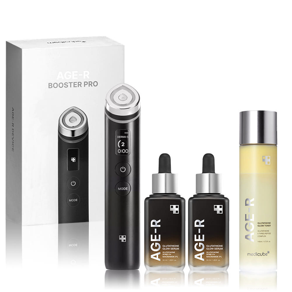메디큐브 에이지알 부스터 프로+글루타치온 앰플2개+글로우 토너