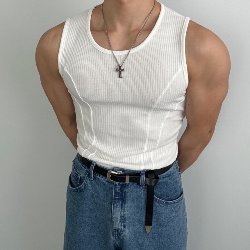 써지컬 크롬 스틸 십자가 목걸이 60cm 상세 이미지 6