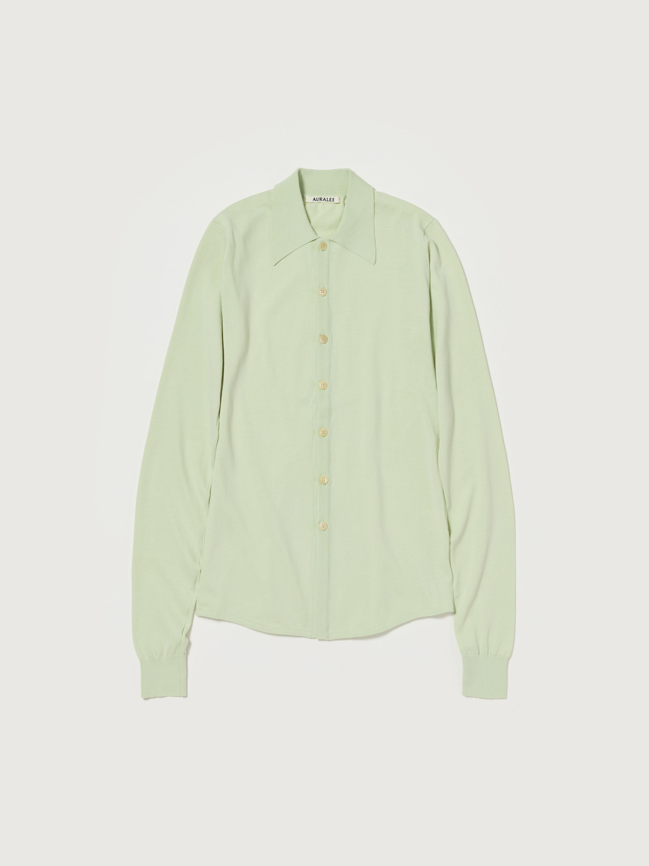 오라리 우먼즈 가디건 SUPER HIGH GAUGE COTTON KNIT SHIRT CARDIGAN 25SS - 상세 이미지 3