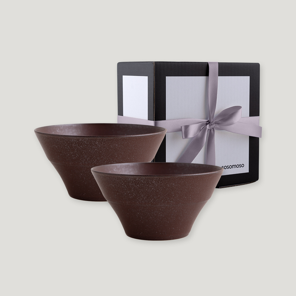 소소모소 단 면기 2P 선물세트 집들이 그릇선물 냉면 라면 그릇 (3colors) - 상세 이미지 4