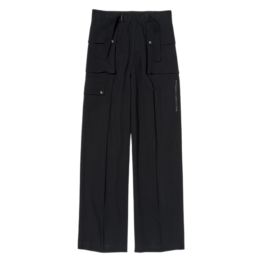 오라리 우먼즈 바지 LIGHT COTTON WOOL VIYELLA CARGO PANTS 25SS - 상품 이미지