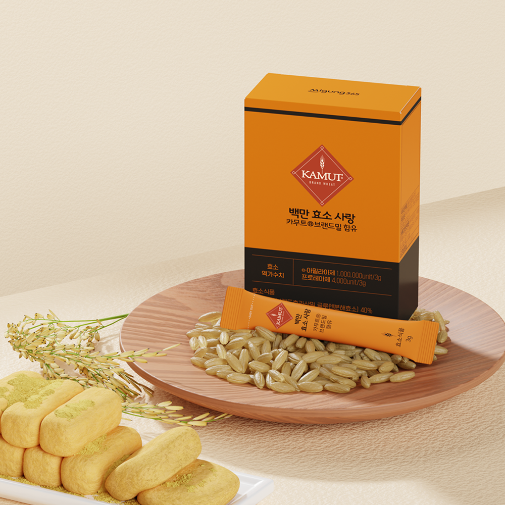 백만효소사랑 카무트효소 글루텐분해 20포, 5개 이미지 2