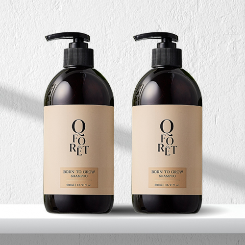 큐포레 샴푸 탈모 두피케어 약산성 아로마틱우디, 500ml, 2개 - 상품 이미지