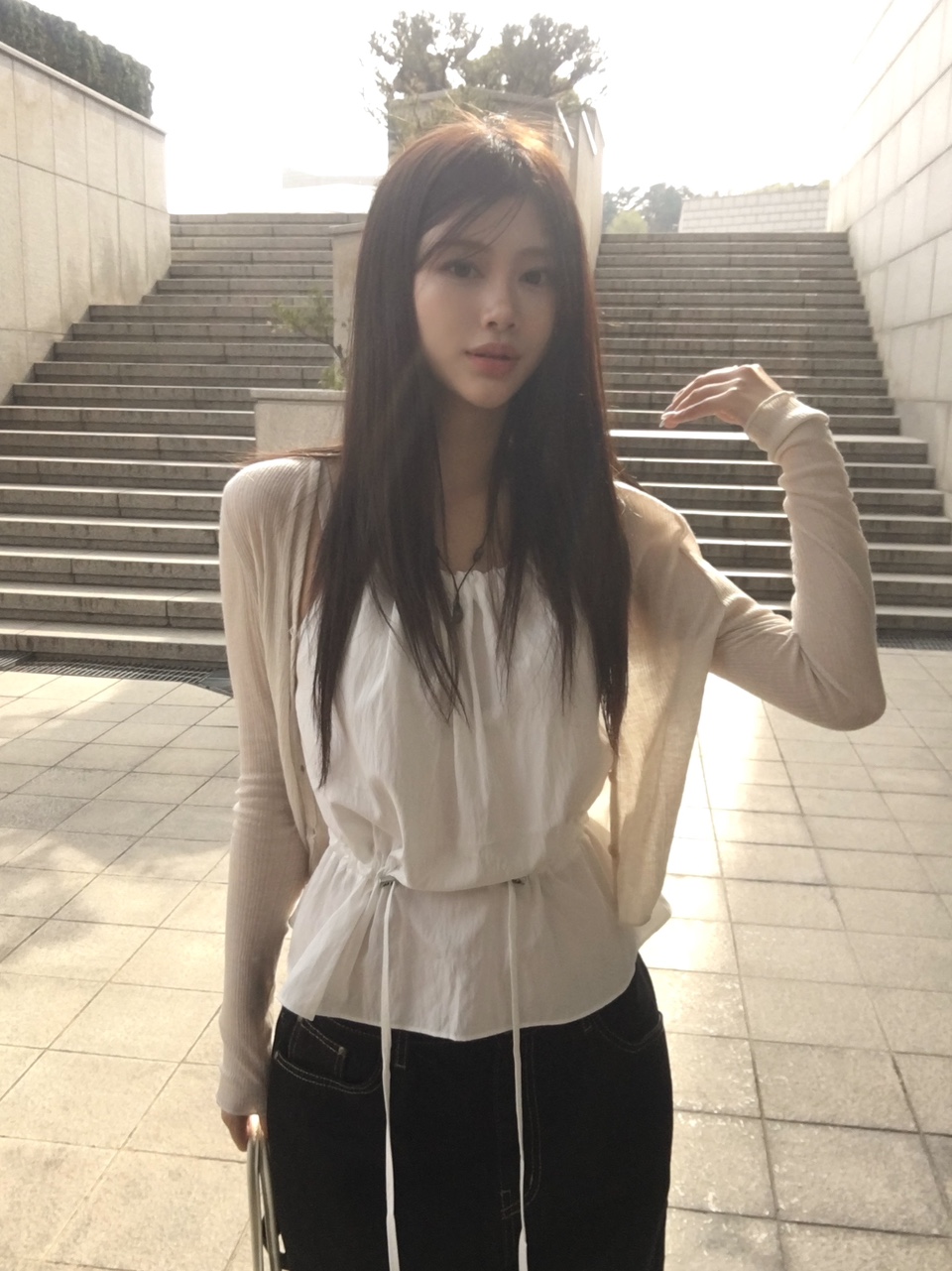 [햇빛가림용🌞💛] 클로버 썸머 후들 시스루 가디건 (6color) 상세 이미지 19