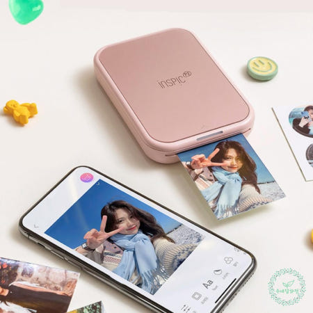 SN 캐논 인스픽 p2 로즈골드 스티커프린터 휴대용프린터기