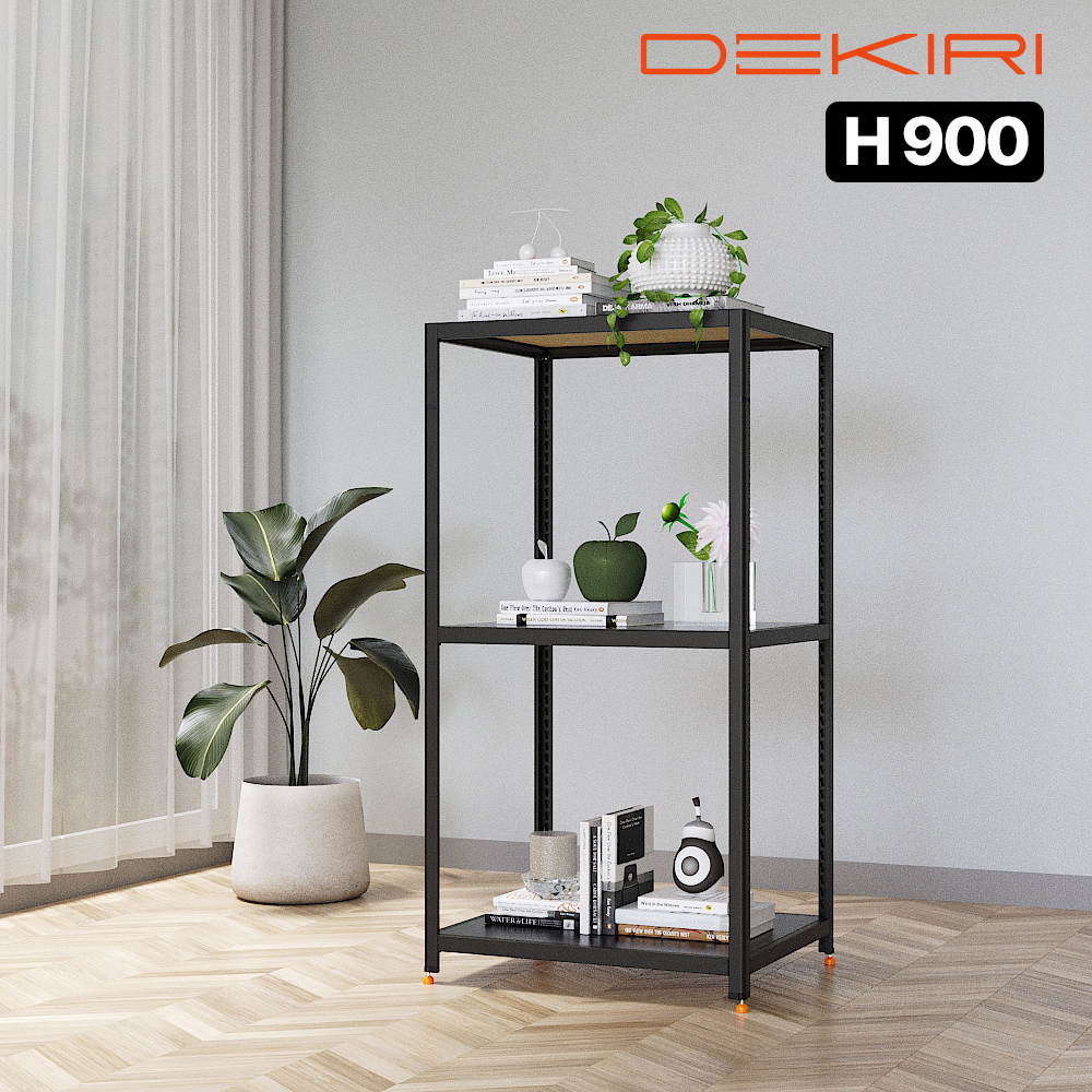 데키리 팬트리 시스템선반 수납선반 다용도실 무타공 다용도 400300900 3단