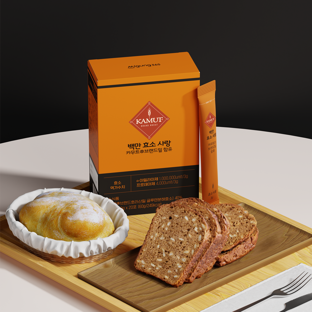 백만효소사랑 카무트효소 글루텐분해 20포, 5개 이미지 4
