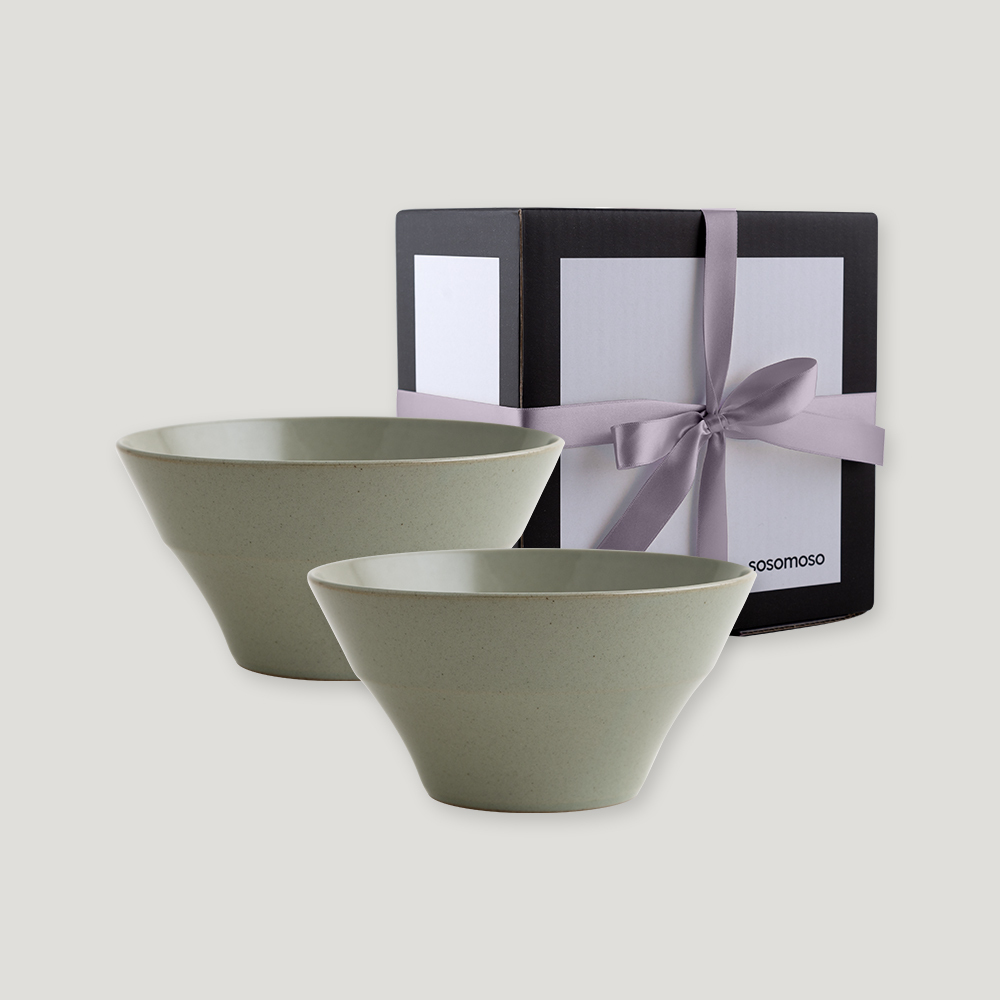 소소모소 단 면기 2P 선물세트 집들이 그릇선물 냉면 라면 그릇 (3colors) - 상세 이미지 3