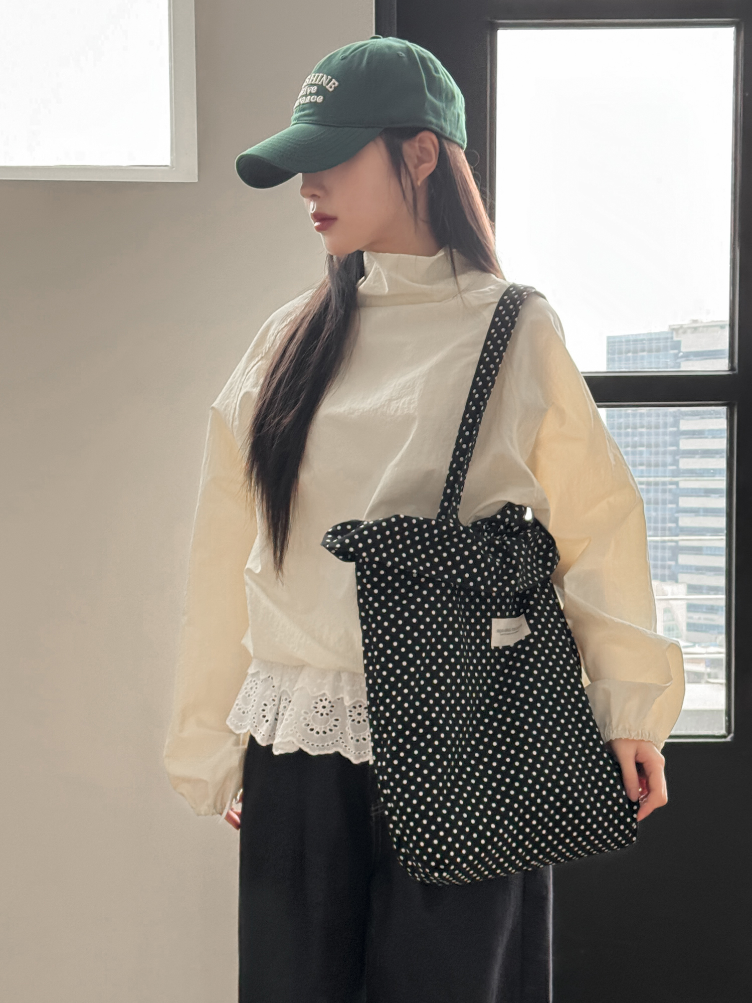 [소두핏] 선샤인 레터링 자수 데일리 볼캡 모자 5color 상세 이미지 34