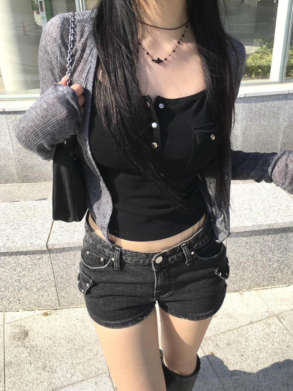 [햇빛가림용🌞💛] 클로버 썸머 후들 시스루 가디건 (6color) 상세 이미지 65