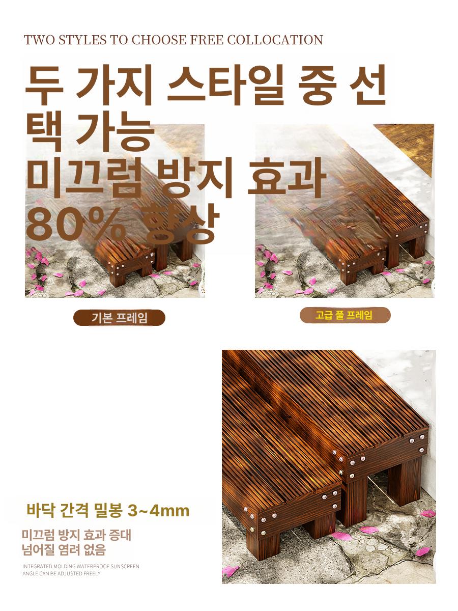 작업 발판 1단 세차 계단식 이동식 발디딤대 업그레이드 암호화 라인 롤 60x30x20cm : 더다선컴퍼니