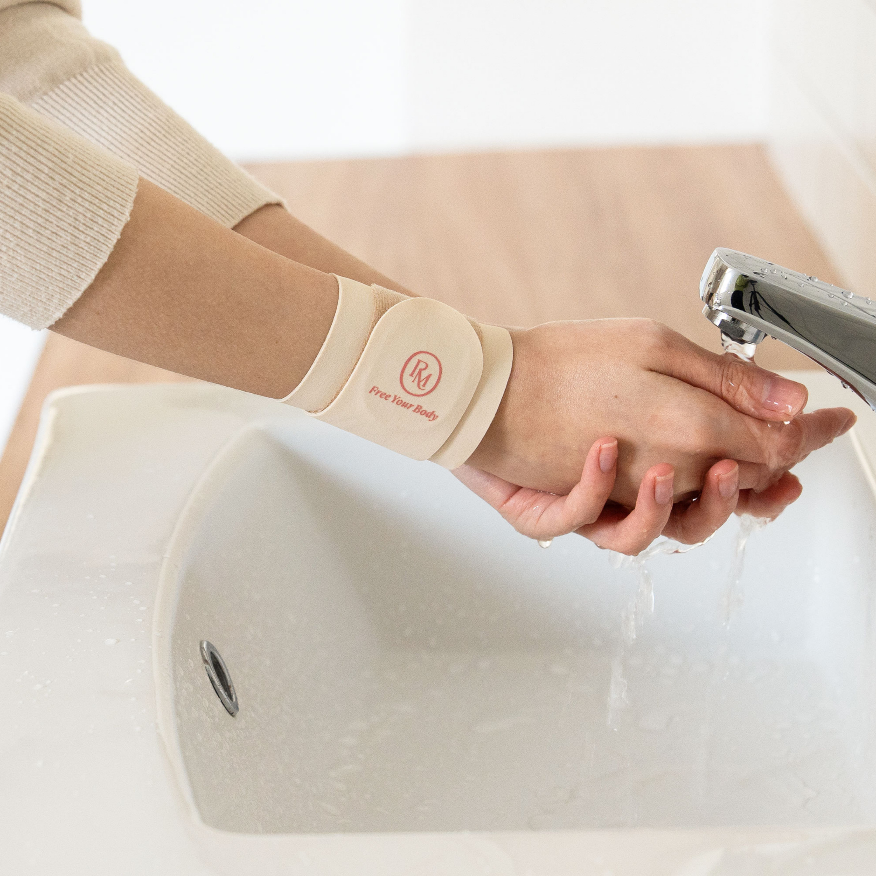 레스티맘 손목보호대 1개입 임산부 산후 산모 출산 육아 2가지 착용법