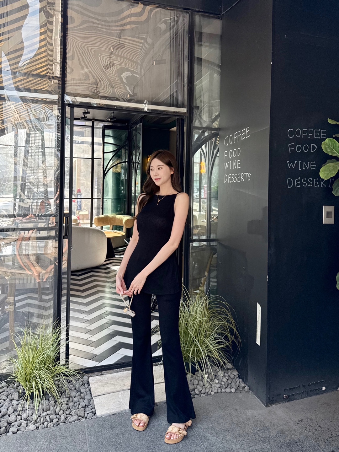 [-3KG 말라핏] 홀터 슬림 골지 트레이닝 세트 상세 이미지 6