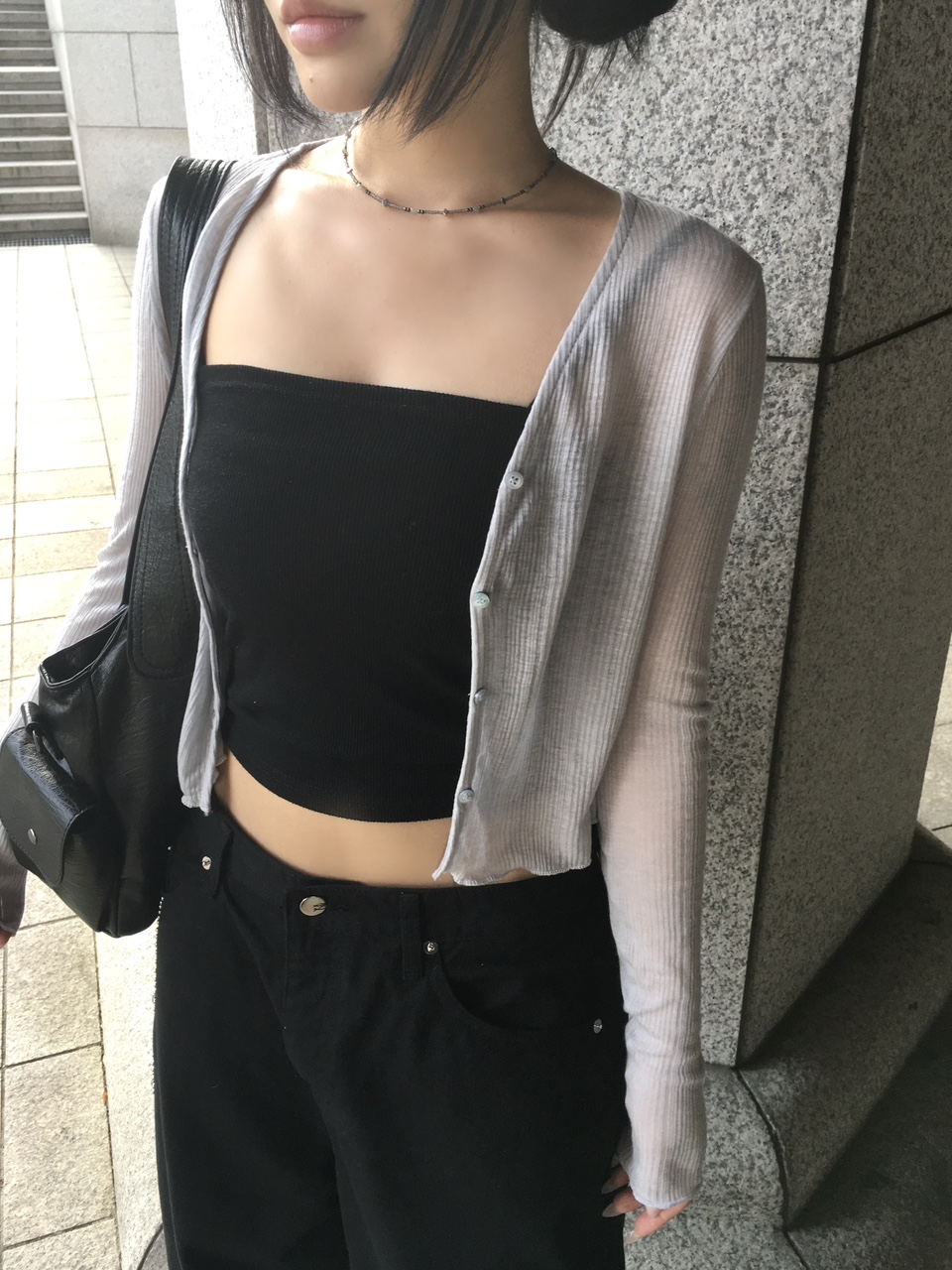 [햇빛가림용🌞💛] 클로버 썸머 후들 시스루 가디건 (6color) 상세 이미지 49