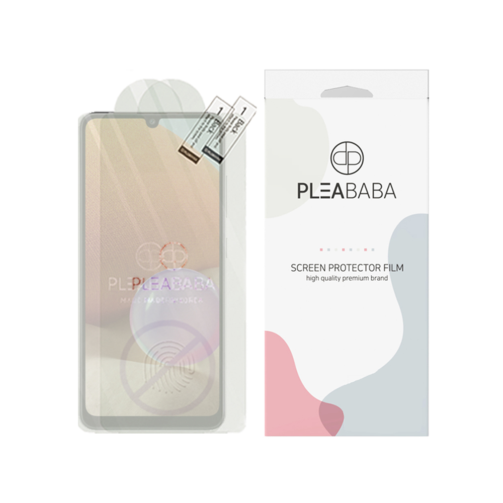 플리바바 지문방지 액정 보호필름 무광 종이질감 전면 저반사 필름 갤럭시A32 A20 A30 A50, 2매입 - 메인 이미지