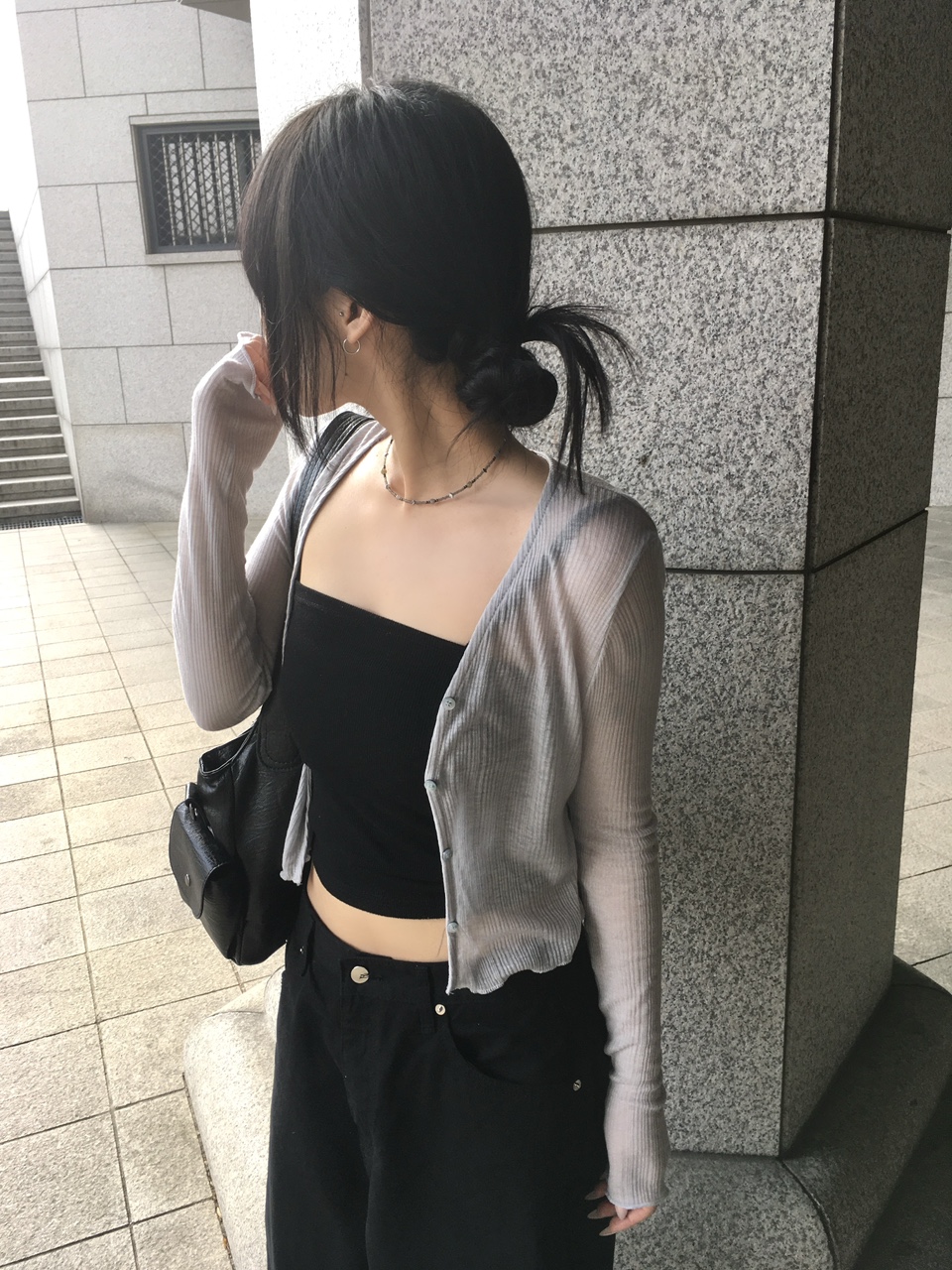 [햇빛가림용🌞💛] 클로버 썸머 후들 시스루 가디건 (6color) 상세 이미지 47