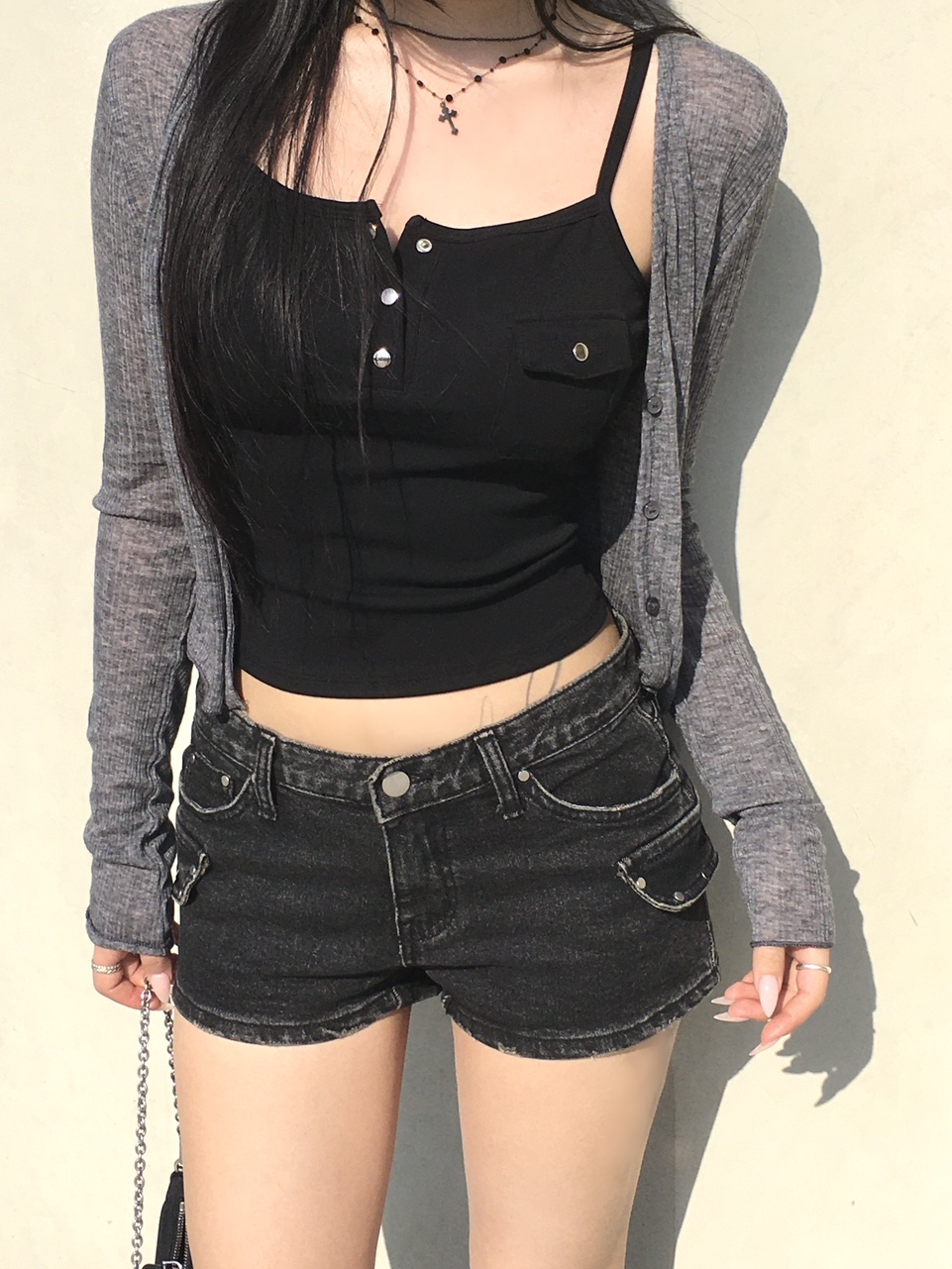 [햇빛가림용🌞💛] 클로버 썸머 후들 시스루 가디건 (6color) 상세 이미지 66
