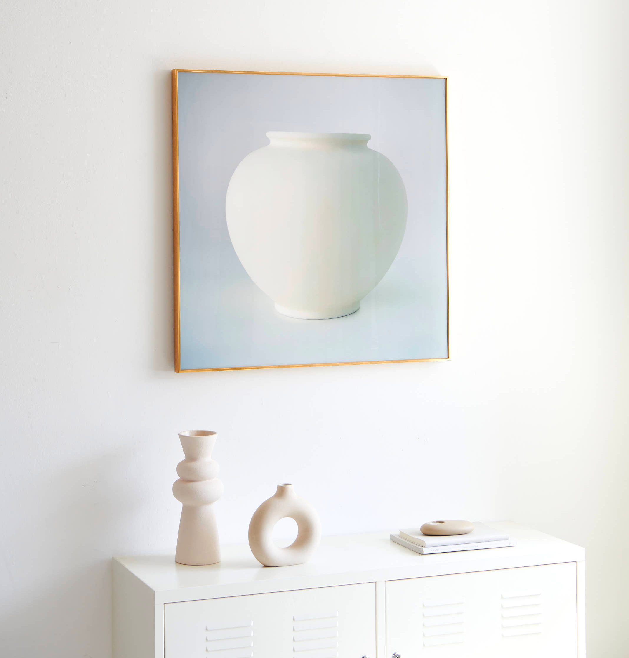 다복 달항아리 80x80cm 액자 복들어오는 그림 거실 인테리어 현관풍수 개업선물 캔버스