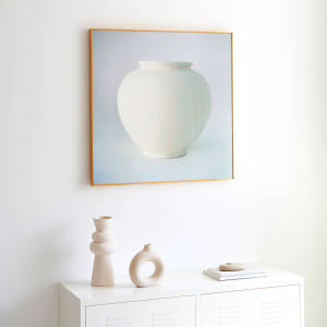 다복 달항아리 80x80cm 액자 복들어오는 그림 거실 인테리어 현관풍수... 솔직 후기 | 실제 배치 사진 포함 - 상품 이미지 3