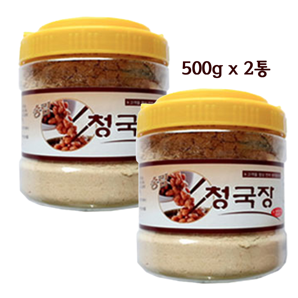 국산 청국장 가루 분말 효능 발효 콩단백질 요리 먹는법 1kg - 메인 이미지