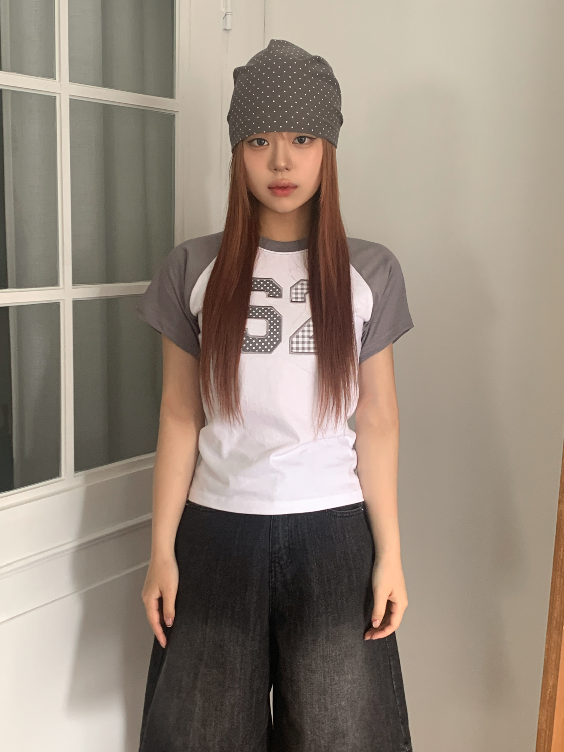 [MD추천!] 미니 도트니 코튼 백셔링 비니 모자 2color 상세 이미지 8