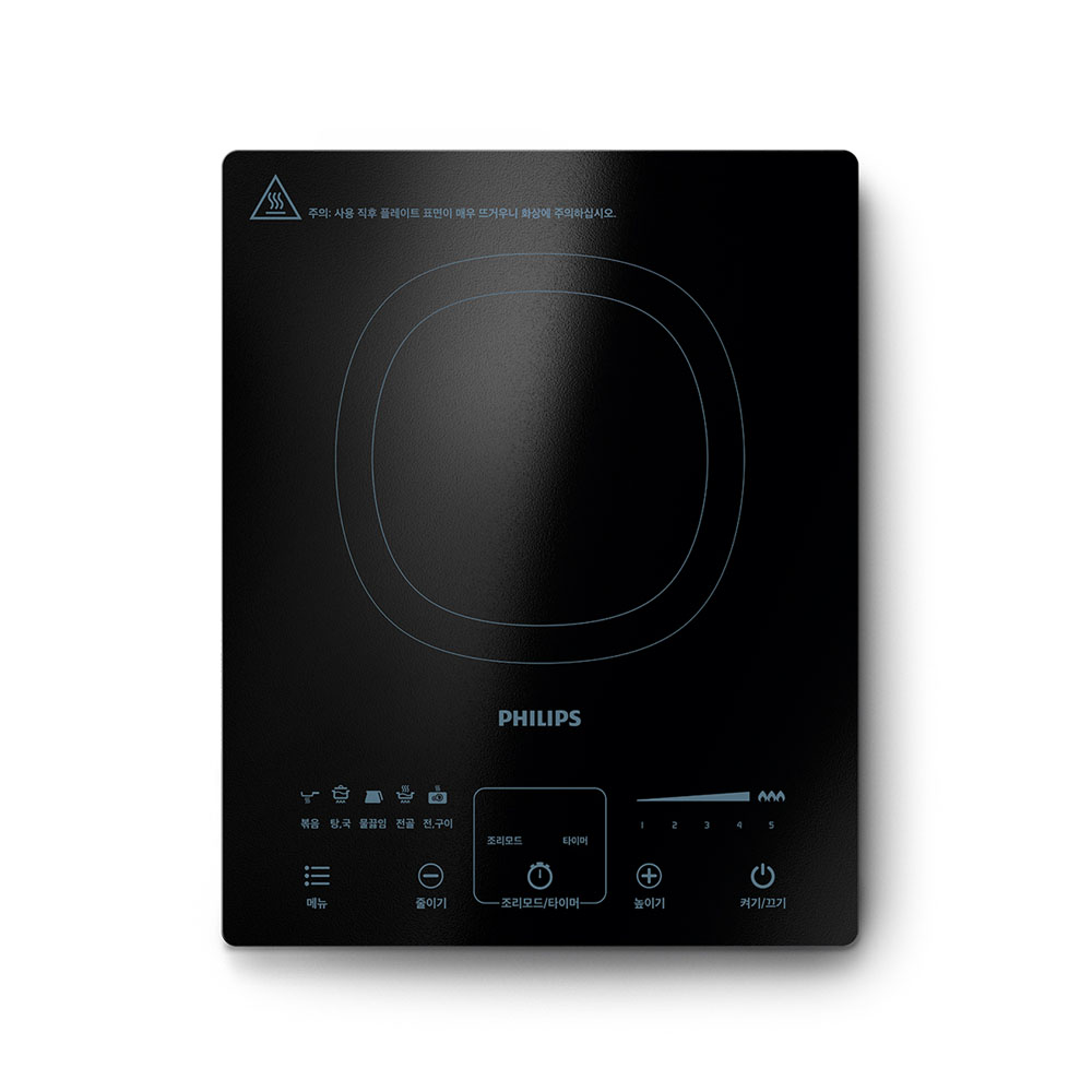 필립스 고화력 1구 인덕션 레인지 HD4911/82