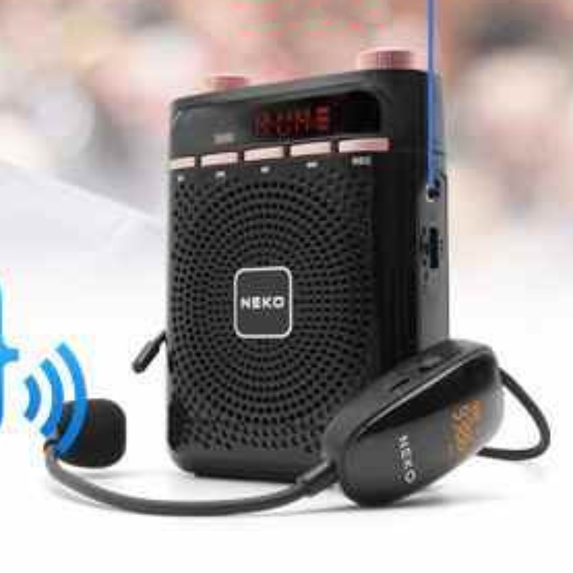 강의용 무선 마이크 앰프 휴대용 이동식 마이크 수업용 교사 마이크