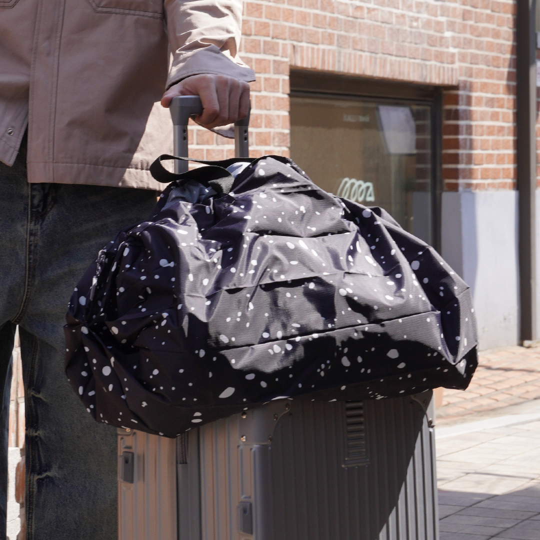 디어커스 플리츠 팝콘백 접이식 장바구니