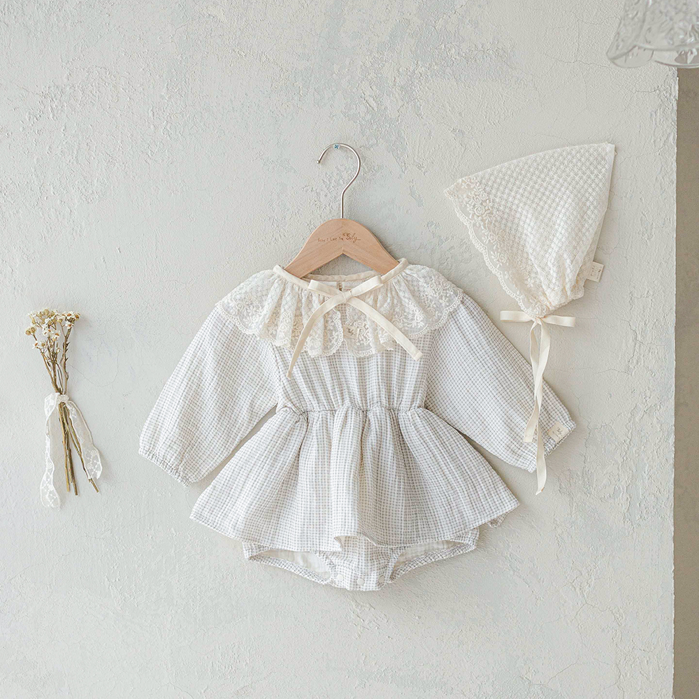 빌리 엔젤라 미니 레이스 케이프/보넷