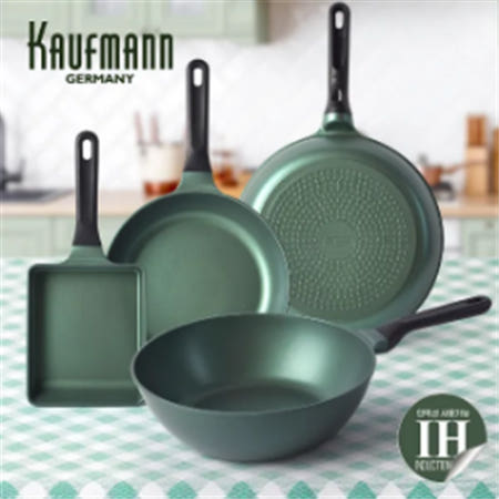 [카우프만] 올리브 인덕션 프라이팬 4종 세트(B형) KOIF-B4P