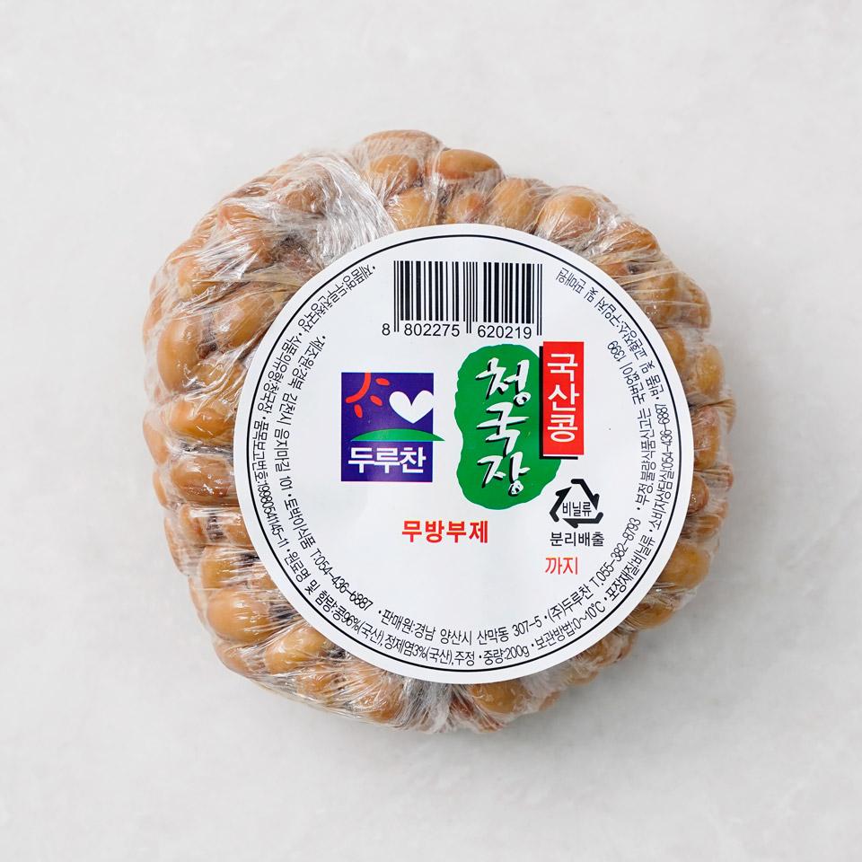 메가마트 두루찬 국산콩 청국장 200g - 상품 이미지