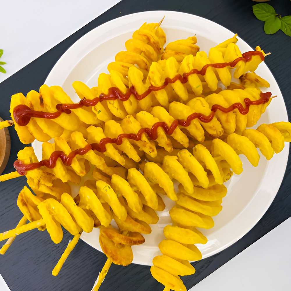 그곳에가면 산지직송 맛상 회오리감자 1팩 간편 조리 튀김 어린이 간식 약10개입 - 상품 이미지