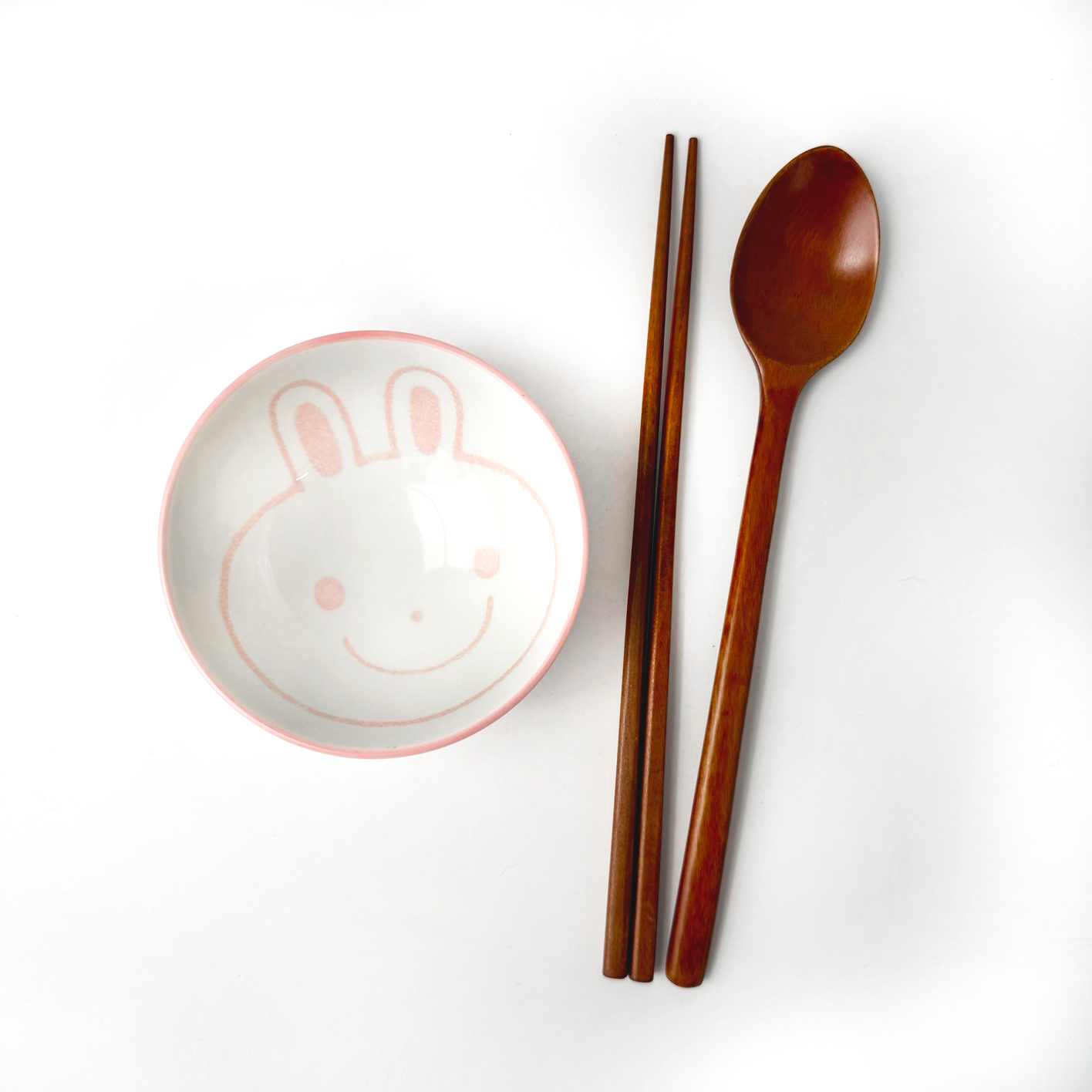 핑크토끼 다이어트 저용량 도자기 공기 (일본수입) 이미지 8