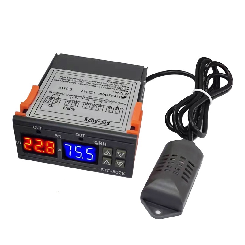 자동온도조절기 디지털 컨트롤러 LCD 장치 듀얼 센서 12V - 상세 이미지 3