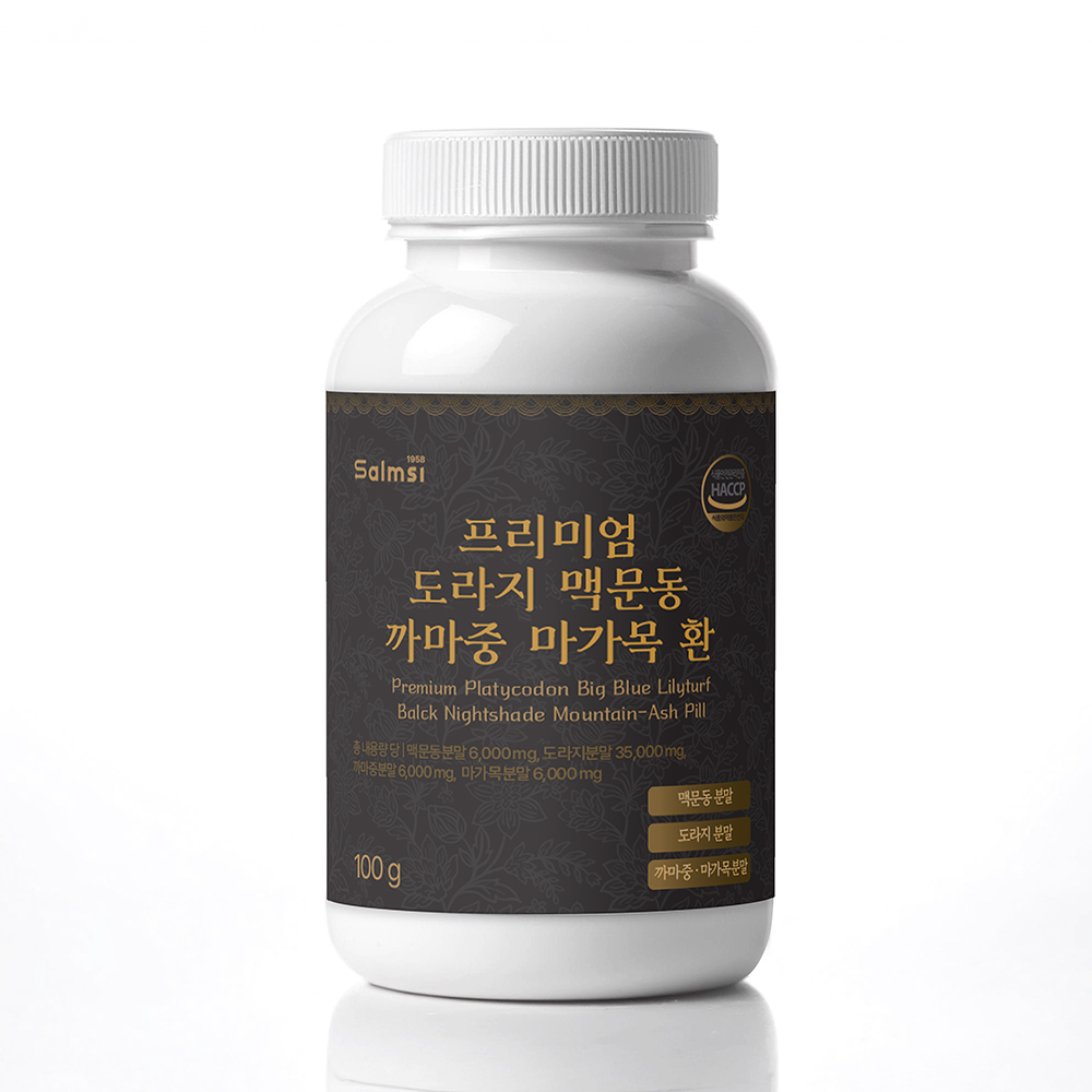 프리미엄 도라지 맥문동 까마중 마가목 환 100g 모과 진피 미강 - 상품 이미지
