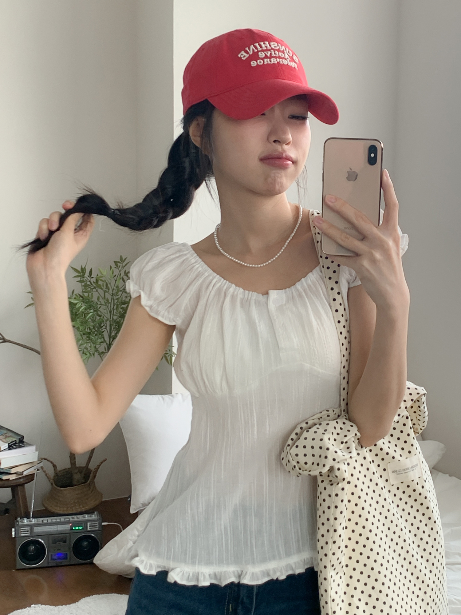 [소두핏] 선샤인 레터링 자수 데일리 볼캡 모자 5color 상세 이미지 14