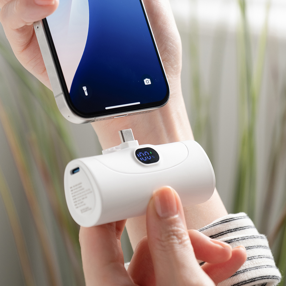 미니 보조배터리 시홈 보조배터리 고속 무선 충전 5000mAh 보조배터리 도킹형 보조배터리