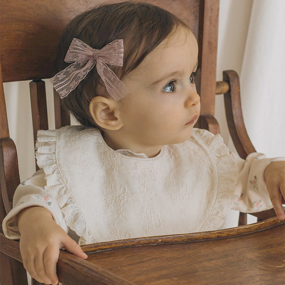 빌리 로벨리아 오가닉 프릴턱받이/보넷