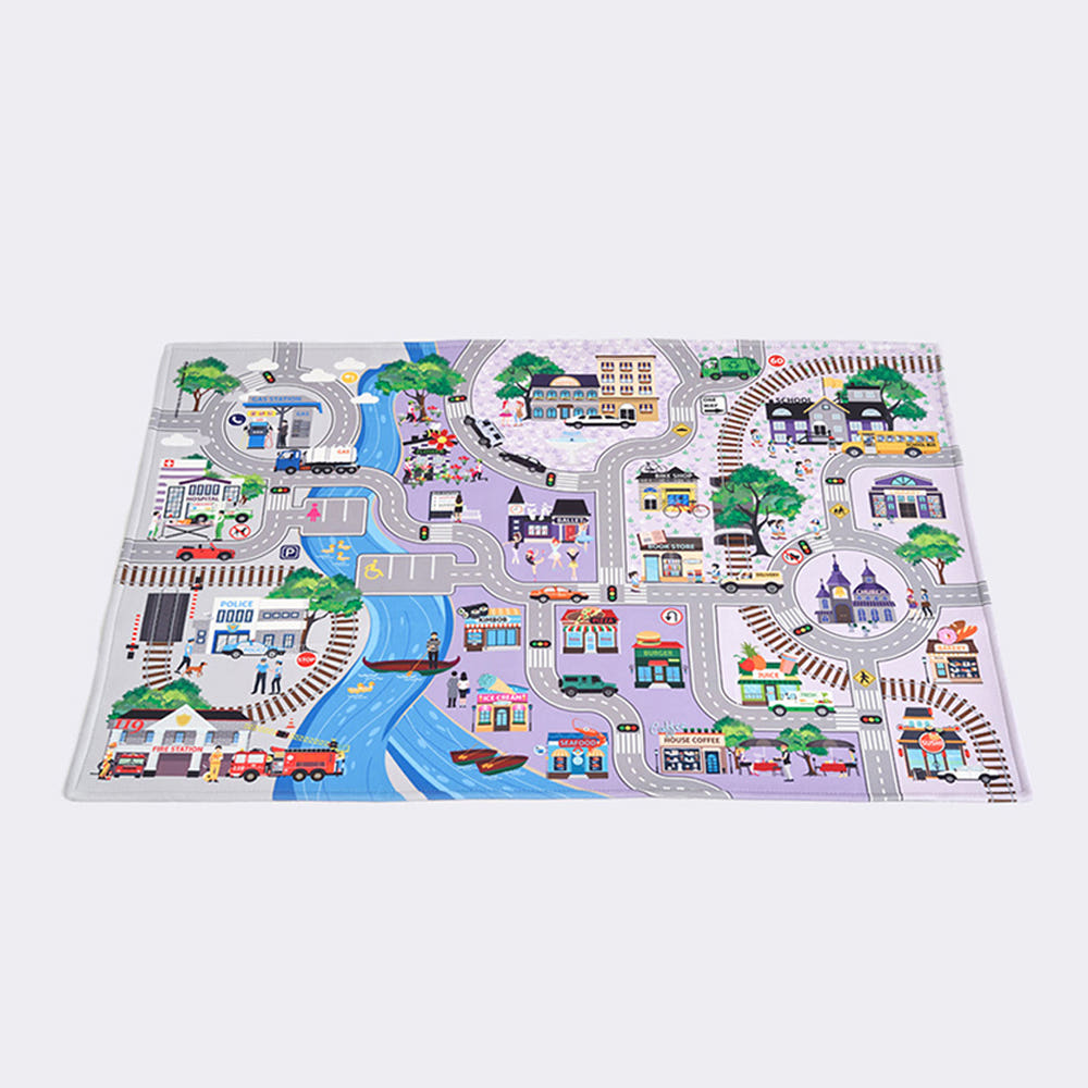 엘림코리아 놀이방 유아 아기 자동차 장난감 도로매트 베네치아 (S)