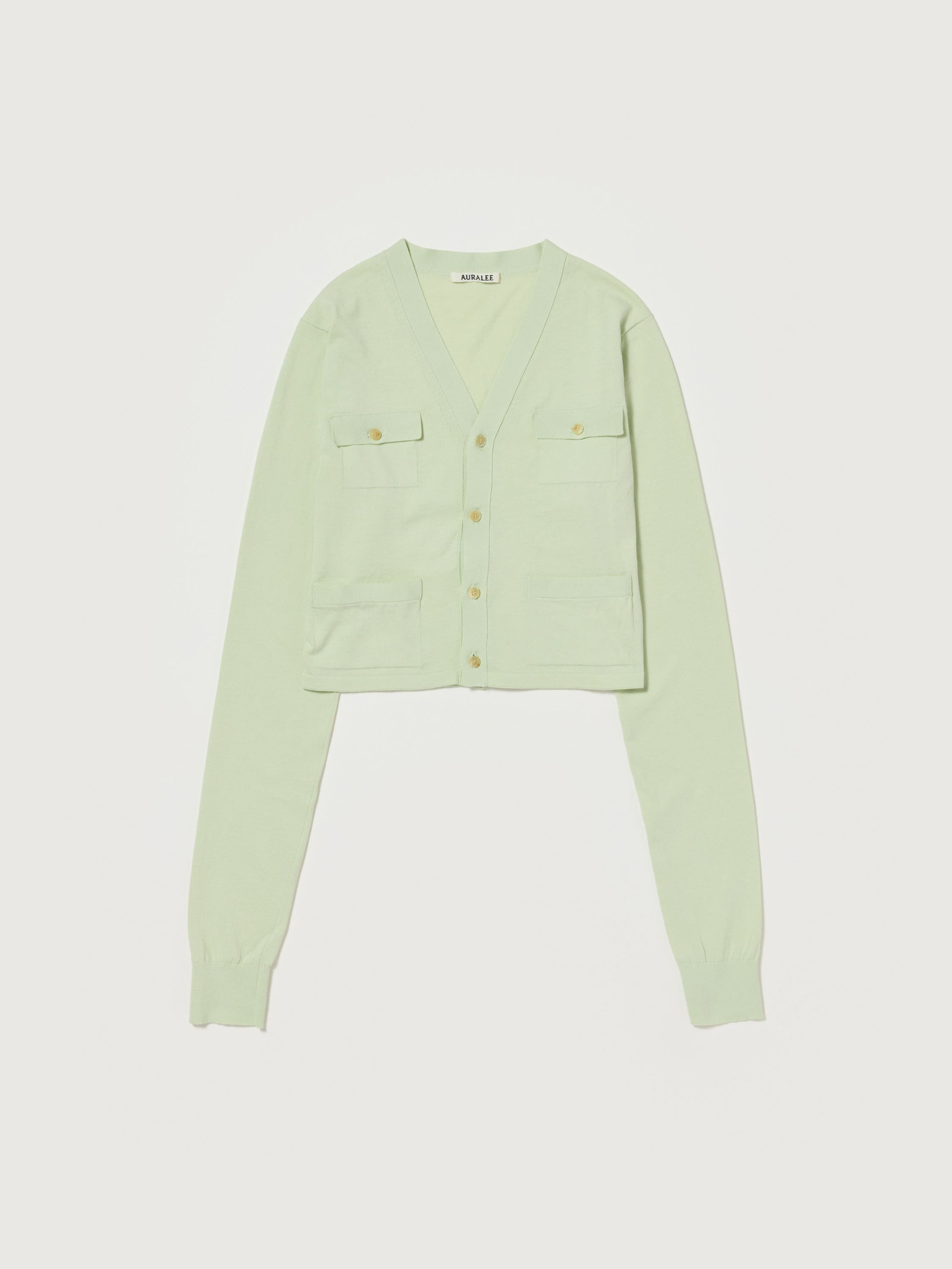 오라리 우먼즈 가디건 SUPER HIGH GAUGE COTTON KNIT CARDIGAN 25SS - 상세 이미지 2