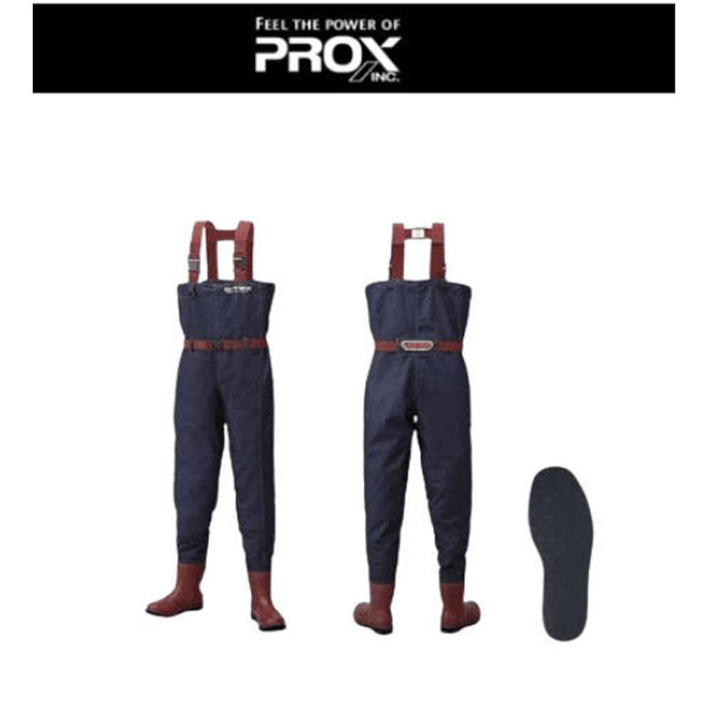 프록스 쏘가리 낚시 바지 갯벌 청바지 가슴 웨이더 물 장화 빈티지진청, 펠트창 L