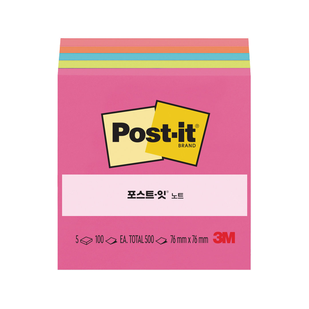 3M 포스트잇 큐브노트 654 500매 - 상세 이미지 2