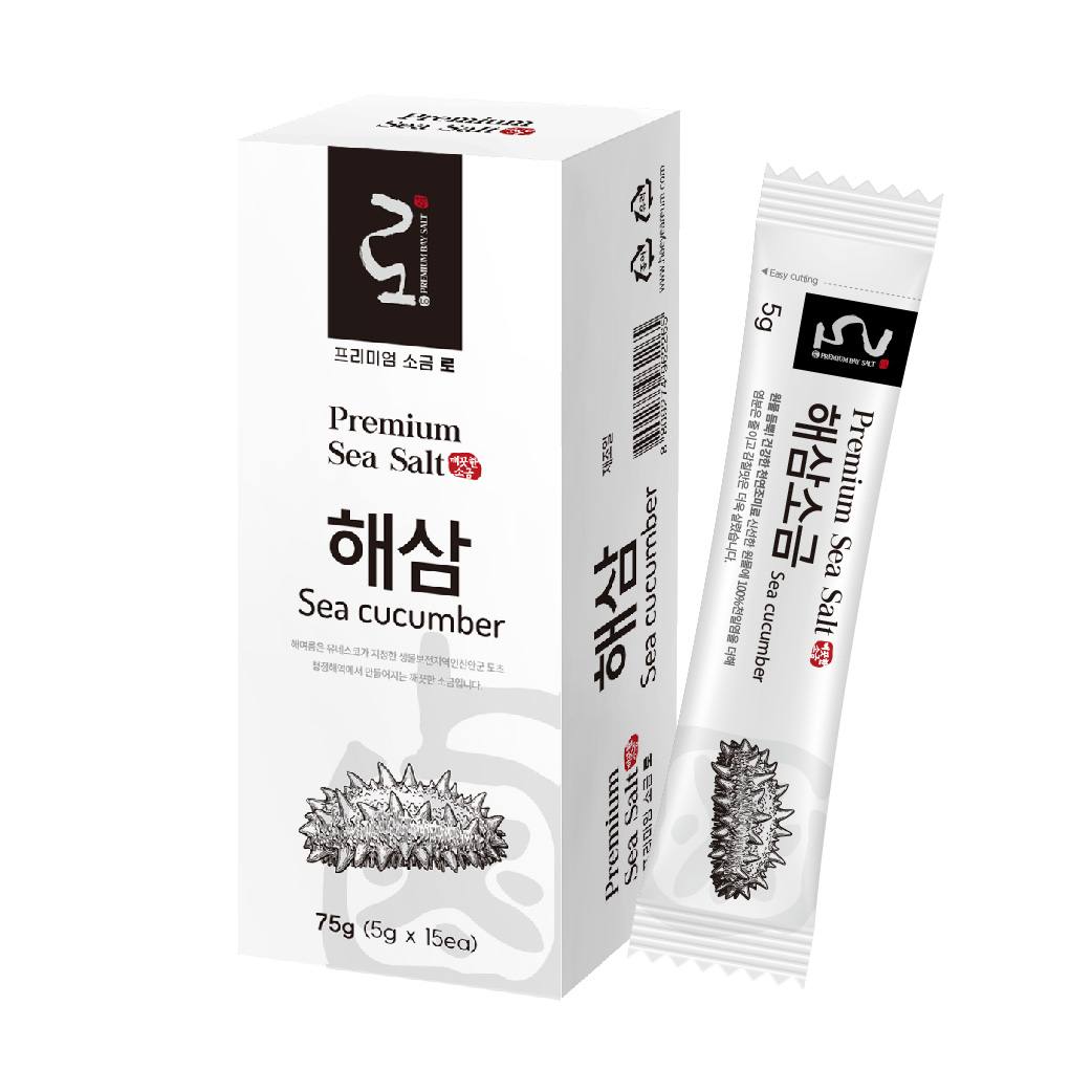 해여름 프리미엄 천일염 로 해삼소금 스틱 (5g, 15개입) - 상세 이미지 2