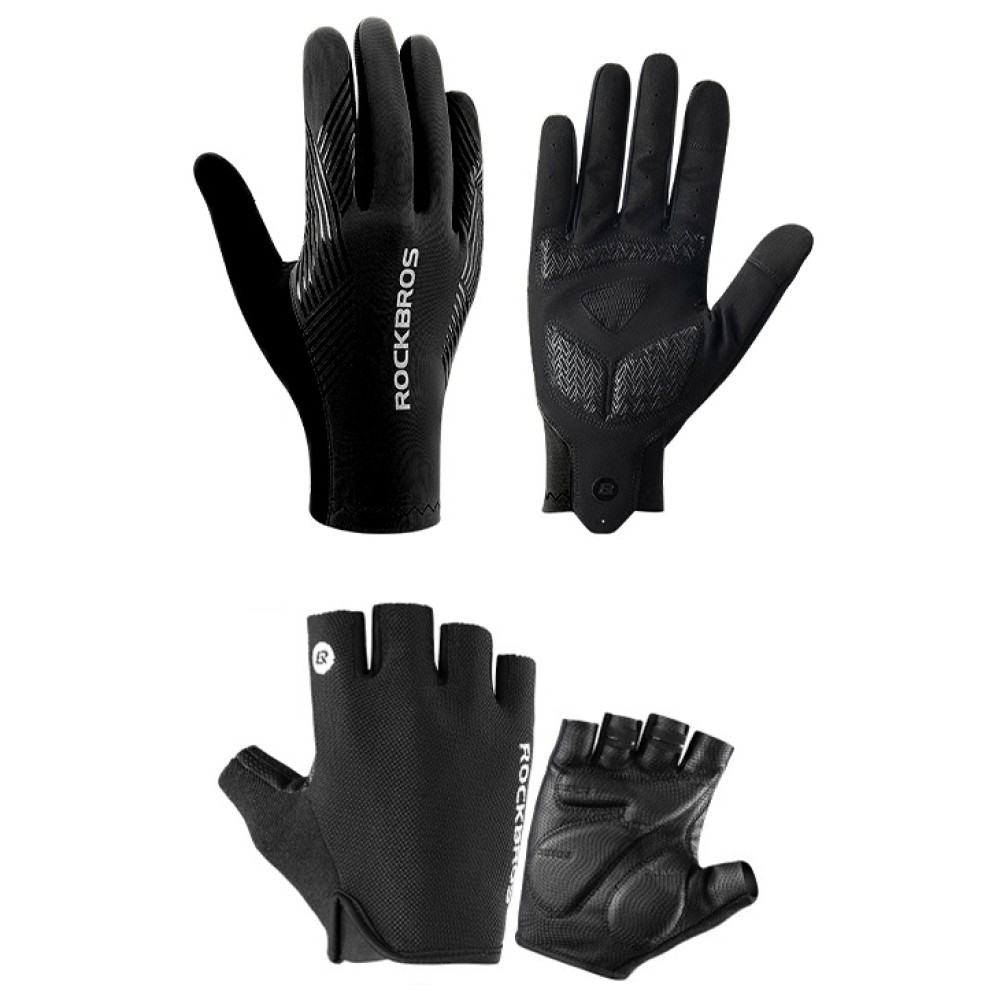 자전거 라이딩 장갑 반장갑 긴장갑 4size 남여공용 충격 보호 싸이클 터치장갑