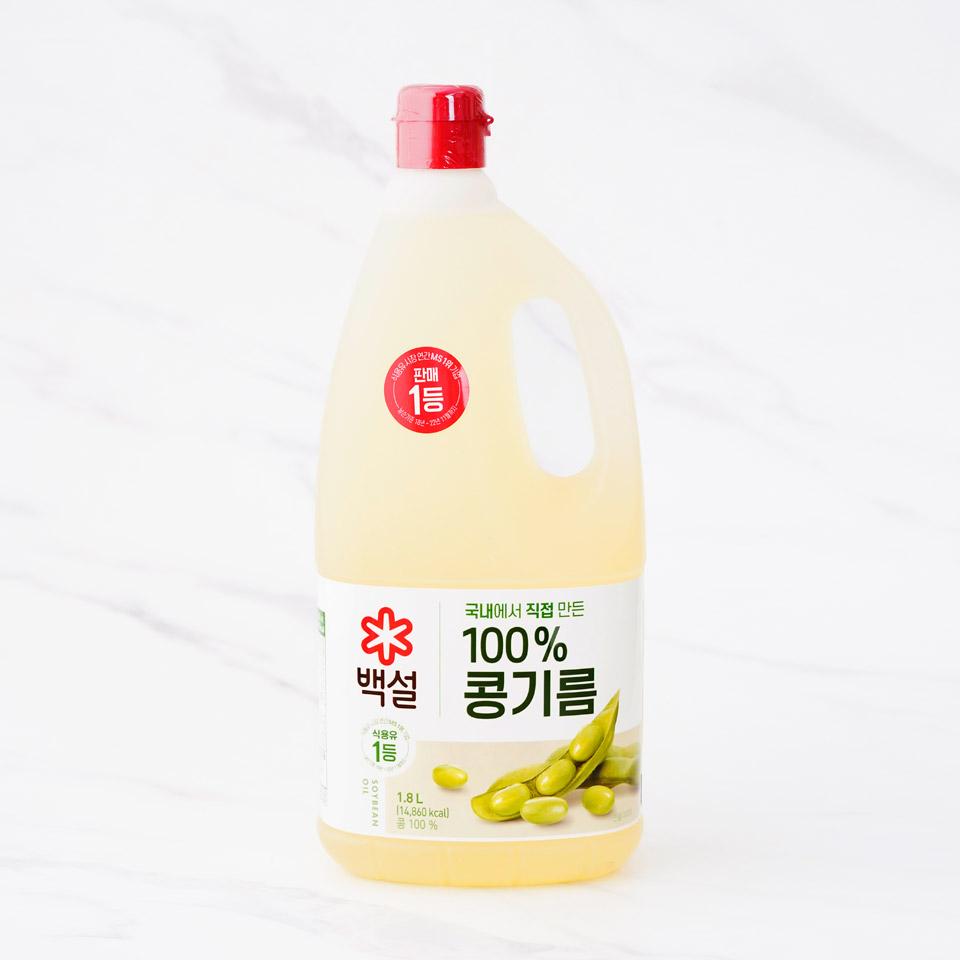 메가마트 CJ 백설 100% 콩기름 1.8L