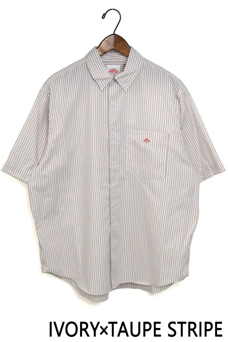 단톤 남성 스냅버튼 다운 반팔셔츠 DT-B0337POD NAVY GREEN CHECK 40 - 상세 이미지 4