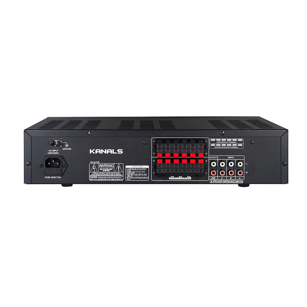 카날스 EMA-600N 6채널 600W USB 블루투스 매장 카페 PA앰프 - 상세 이미지 2