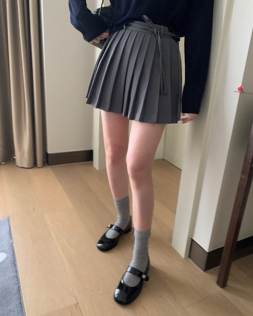 [💓a라인치마] 프리티영띵 달바 플리츠 미니 주름 스커트 2color 상세 이미지 6
