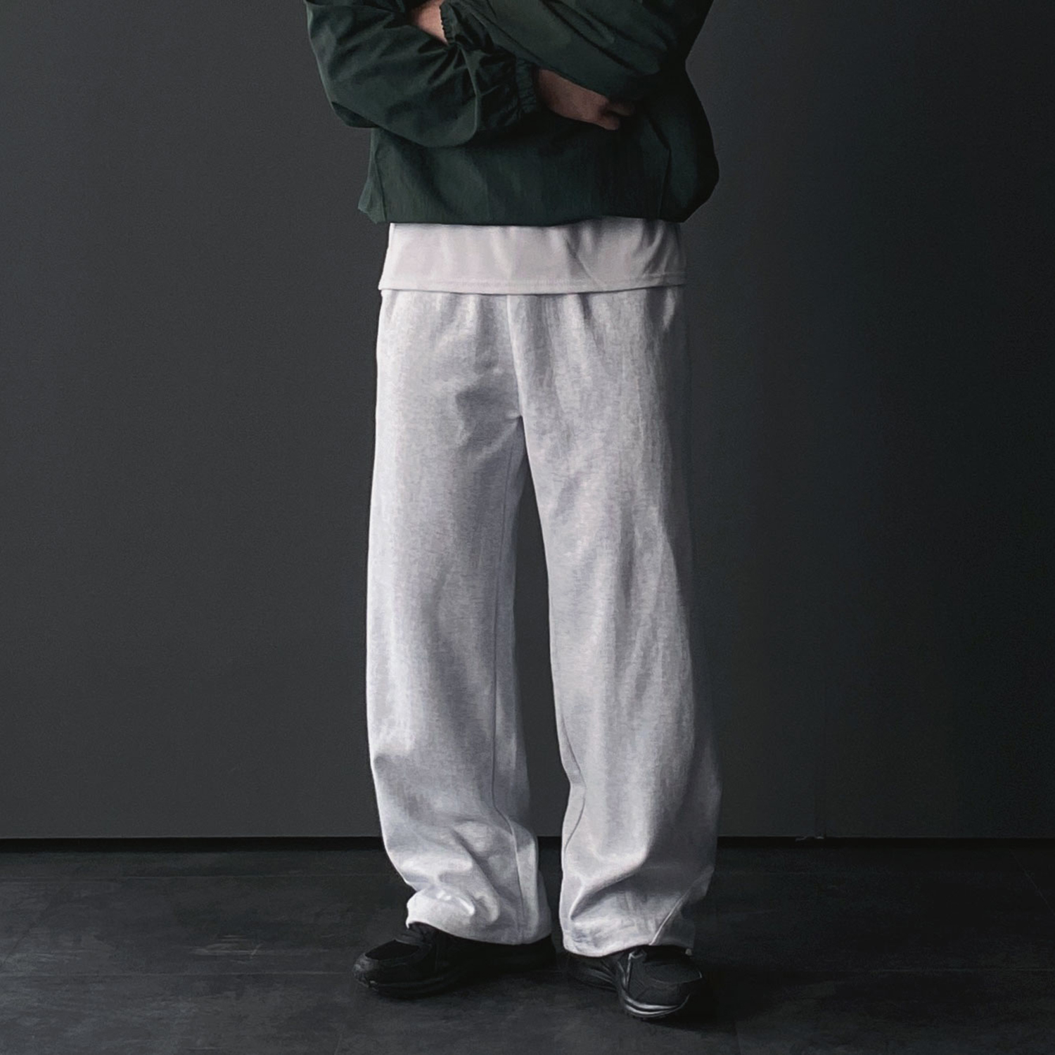 스웻팬츠 스웨트팬츠 남자와이드트레이닝 - 상세 이미지 5