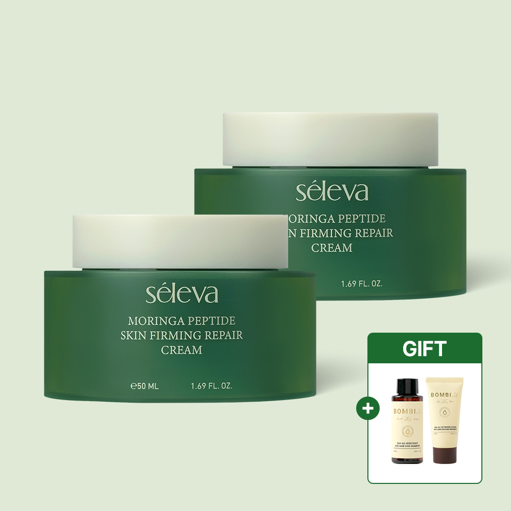 셀레바 모링가 펩타이드 주름개선 피부 장벽 탄력 보습 리페어 재생 수부지 수분 크림 2개